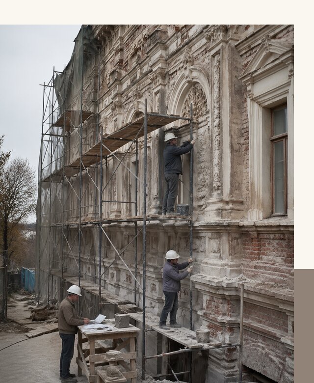Реставрация объектов культурного наследия под ключ в Лянторе