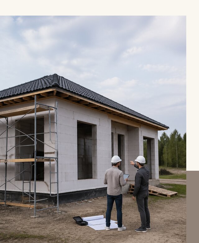 Проектирование одноэтажных домов из газобетона в Лянторе